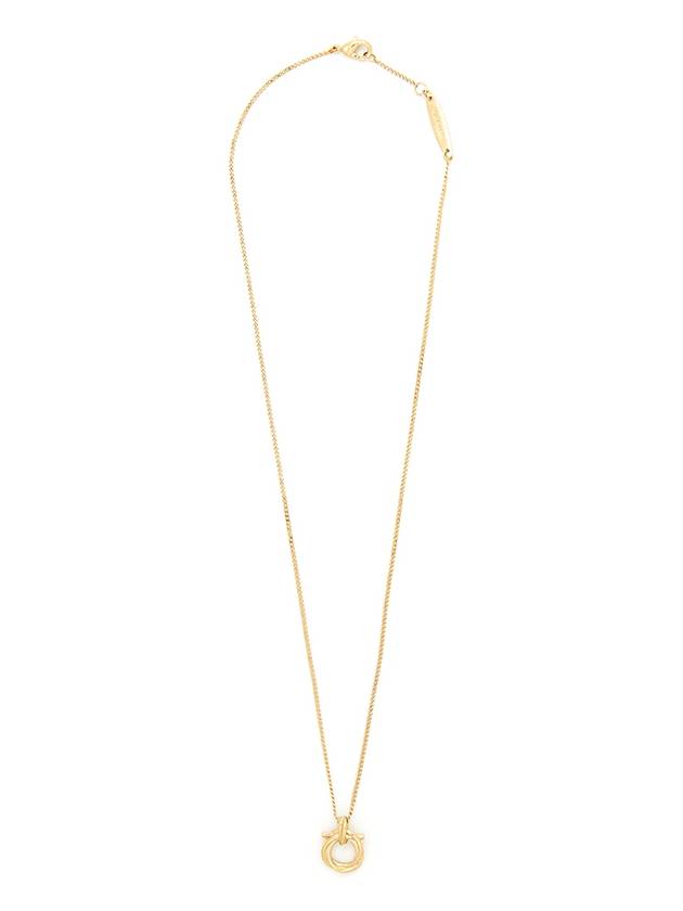 Twisted Gancini Necklace Gold - SALVATORE FERRAGAMO - BALAAN 3