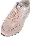 Running Sole Sports Low Top Sneakers Silver Pink - GOLDEN GOOSE - BALAAN 8