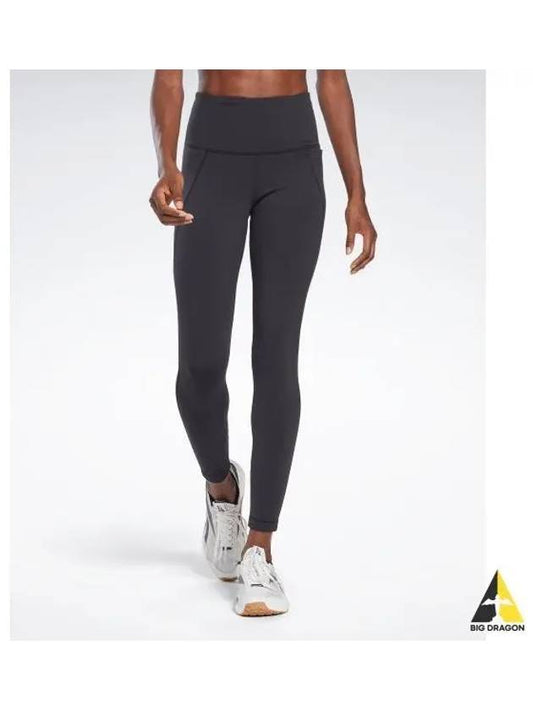 TS LUX HR Leggings Black HB2027 - REEBOK - BALAAN 1