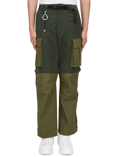 Logo Cargo Track Pants Green - MONCLER - BALAAN 2