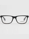 Eyewear Check Multilayer Rectangle Eyeglasses Black - BURBERRY - BALAAN 4