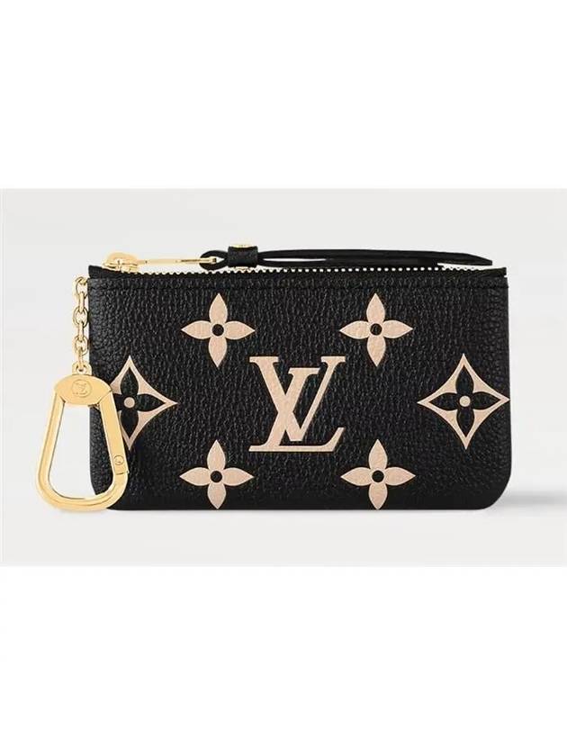 Monogram Empreinte Key Pouch Black - LOUIS VUITTON - BALAAN 2