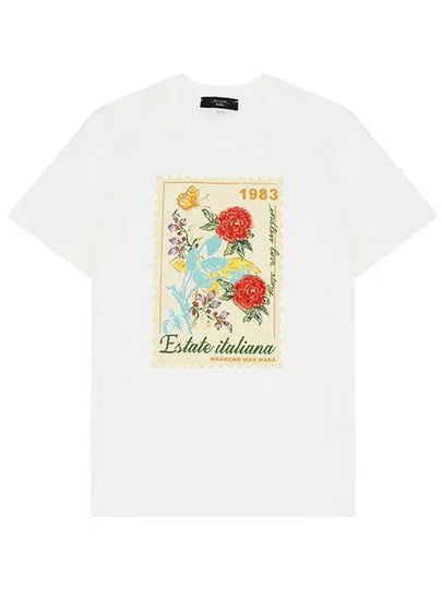 Women's Zirlo Short Sleeve T-Shirt White - MAX MARA - BALAAN 2