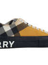 Jack Logo Check Low Top Sneakers Yellow - BURBERRY - BALAAN 11