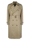 Men Kensington Heritage Trench Double Coat Beige - BURBERRY - BALAAN 2