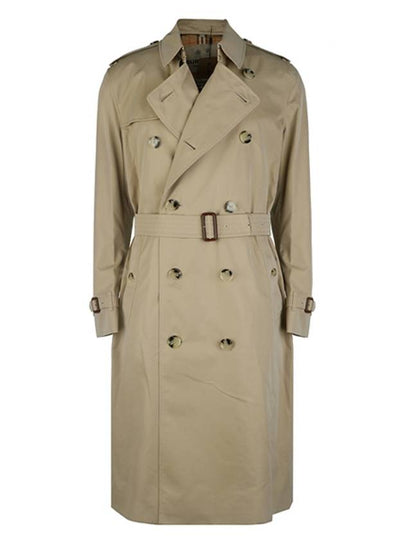 Men Kensington Heritage Trench Double Coat Beige - BURBERRY - BALAAN 2