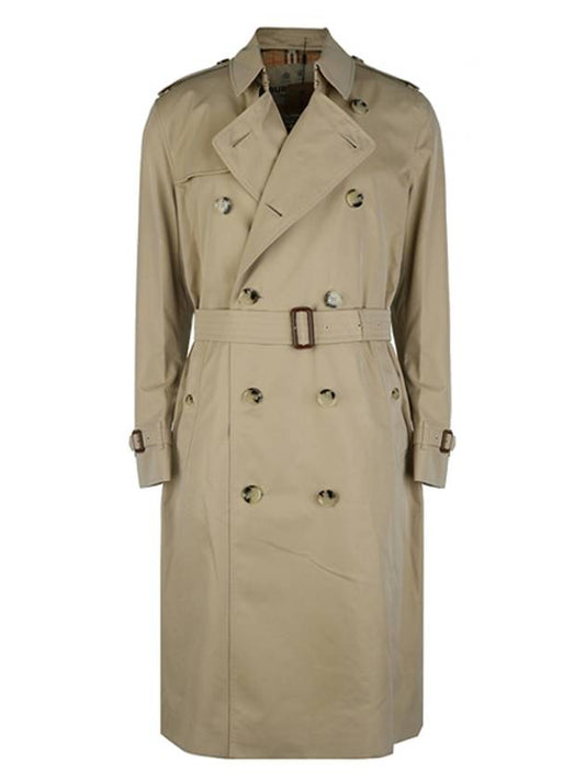 Men Kensington Heritage Trench Double Coat Beige - BURBERRY - BALAAN 2