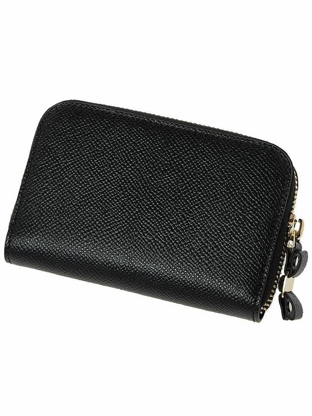 Vara Bow Zipper Card Wallet Black - SALVATORE FERRAGAMO - BALAAN 6