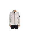 Men's Patch Pocket Zip-Up Cardigan Off White - STONE ISLAND - BALAAN 2