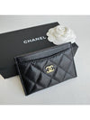 Classic card slot caviar black gold AP0213 - CHANEL - BALAAN 2