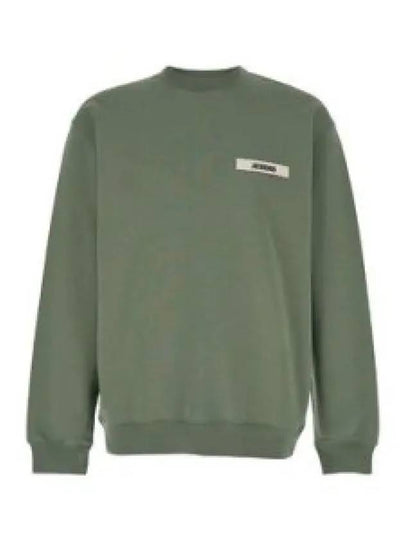 Le Gros Grain Logo Sweatshirt Light Green - JACQUEMUS - BALAAN 2