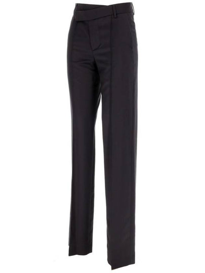 VANJA REGULAR FIT TROUSERS WITH ASYMMETRIC WAISTBA - ANN DEMEULEMEESTER - BALAAN 2