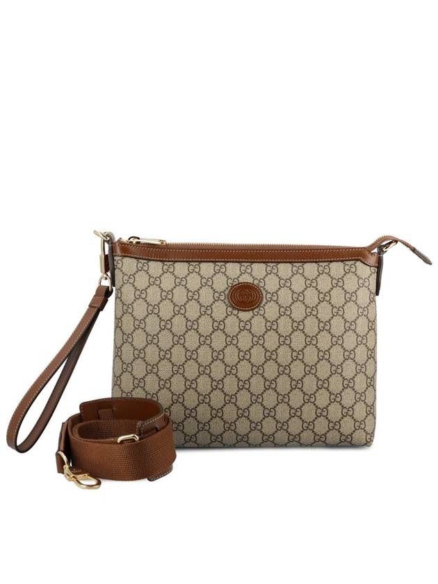 Messenger Bag With Interlocking G Beige Ebony - GUCCI - BALAAN 2