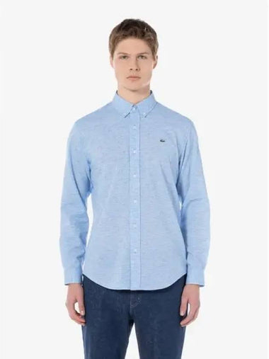 Men s Linen Check Shirt CH293E 54G HBP Domestic Product GQ2N24030865128 - LACOSTE - BALAAN 1