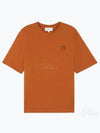 Bold Fox Head Patch Comfort Short Sleeve T-Shirt Orange - MAISON KITSUNE - BALAAN 2