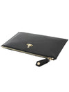 Leather Zipper Clutch Bag Black - VIVIENNE WESTWOOD - BALAAN 6