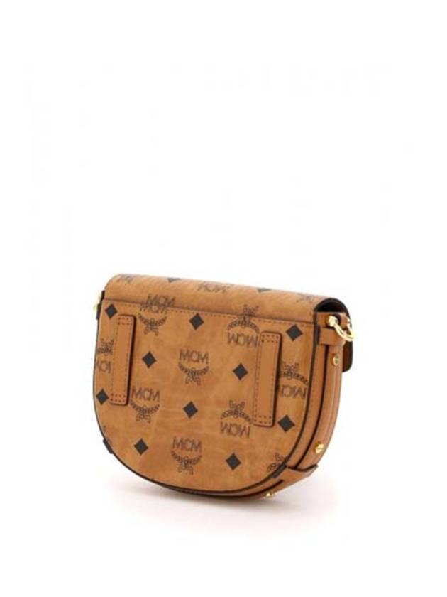 Tracy Visetos Mini Cross Bag Brown - MCM - BALAAN 3