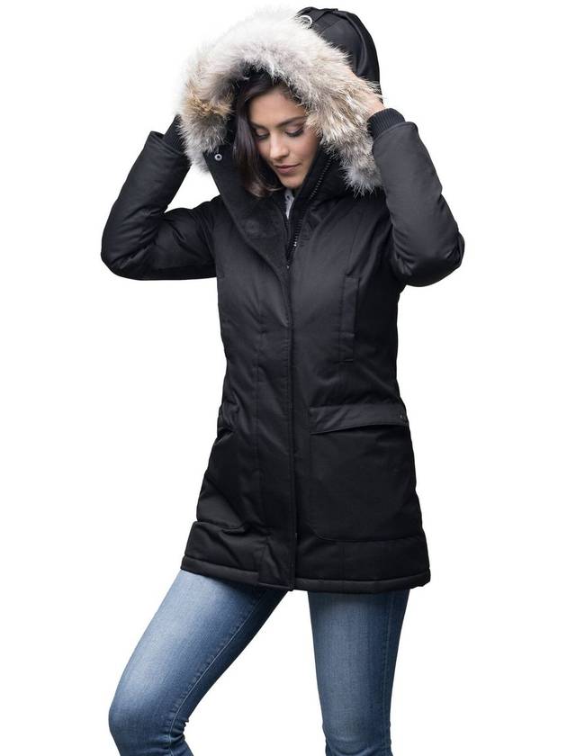 Carla Classic Down Parka Black - NOBIS - BALAAN 5