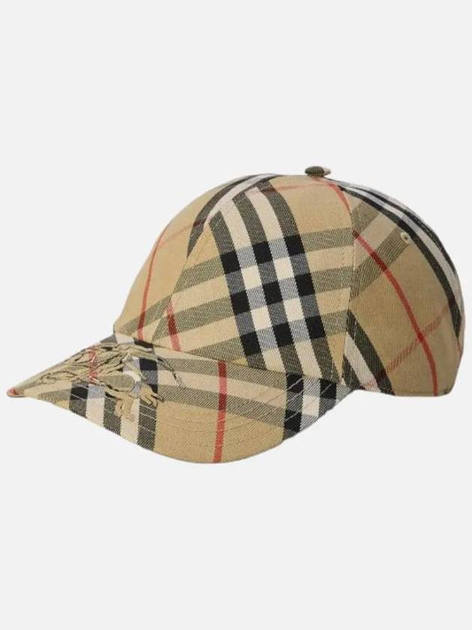 Vintage Check Base Ball Cap Beige - BURBERRY - BALAAN 2