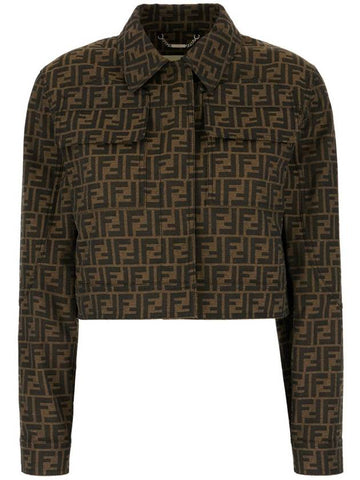 Fendi Coats Brown - FENDI - BALAAN 1