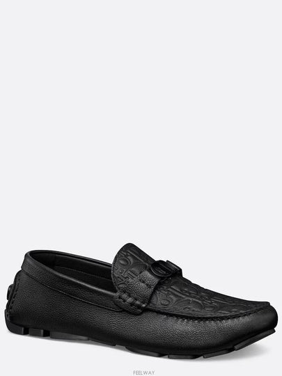 Odéon Grained Calfskin Loafer Black - DIOR - BALAAN 2