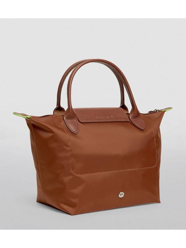 Le Pliage Green Small Tote Bag Handbag Cognac Brown - LONGCHAMP - BALAAN 3