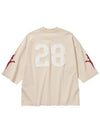 FOOTBALL T SHIRT BEIGE - LIBERE - BALAAN 3