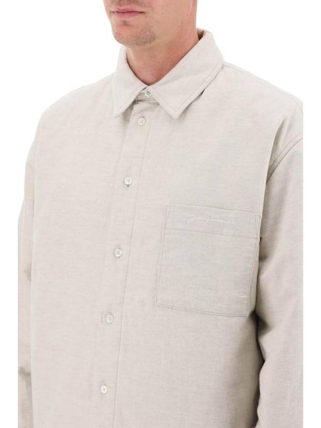 La Chemise Boulanger Overshirt Cotton Jacket Beige - JACQUEMUS - BALAAN 5