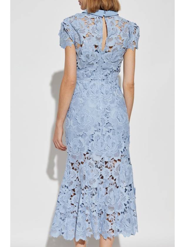 Self Portrait Lace Dress, Women's, Light Blue - SELF PORTRAIT - BALAAN 4