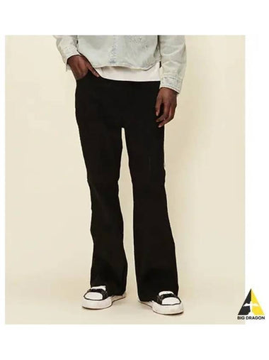 U code kick flare pants noir CORD - HOUSE OF SUNNY - BALAAN 1