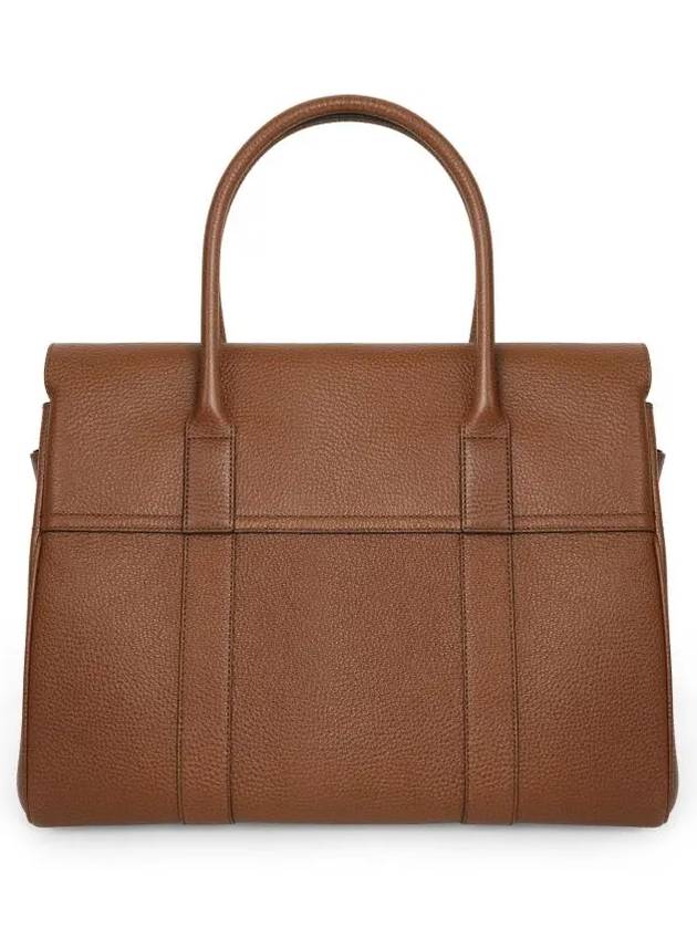 Bayswater Natural Grain Tote Bag Oak - MULBERRY - BALAAN 6