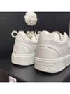 CC Logo Calfskin Low Top Sneakers White - CHANEL - BALAAN 11