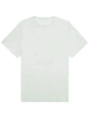 Numeric Embroidered Logo Mako Cotton Short Sleeve T-Shirt White - MAISON MARGIELA - BALAAN 3