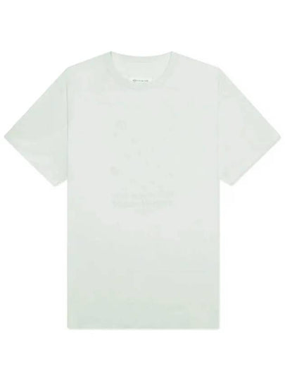 Numeric Embroidered Logo Mako Cotton Short Sleeve T-Shirt White - MAISON MARGIELA - BALAAN 2