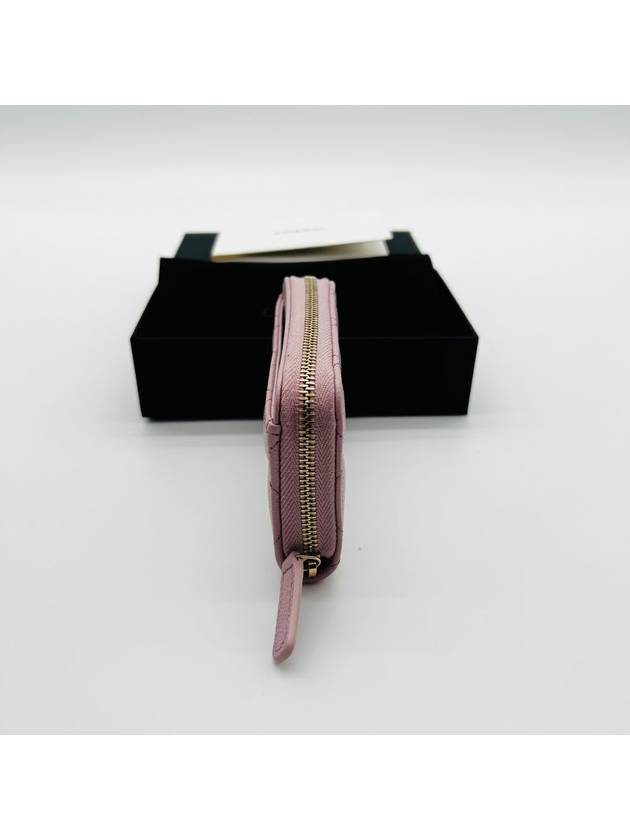 Classic zipper card wallet pink caviar AP0216B10583NY558 - CHANEL - BALAAN 3