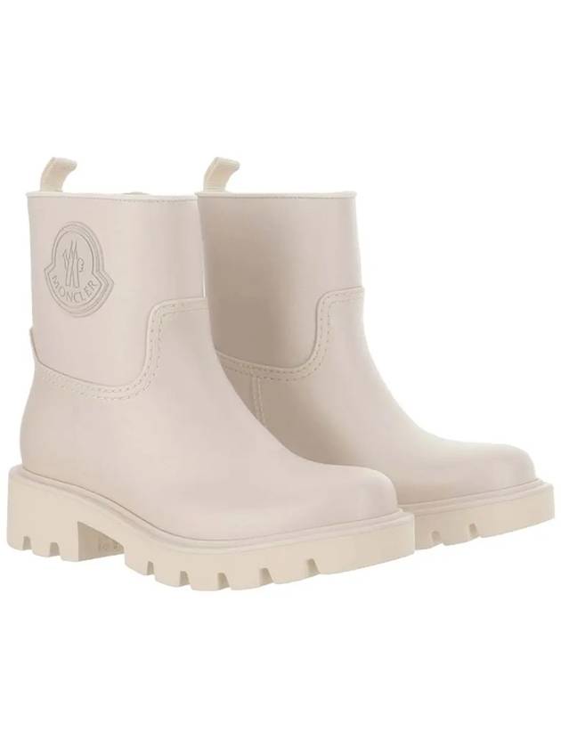 KICKSTREAM Middle Rain Boots Ivory 4G000 80 M4522 032 - MONCLER - BALAAN 1