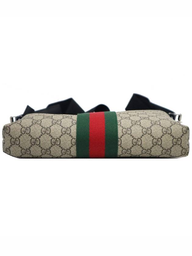 Gucci 387111 GG Supreme Canvas WEB Messenger Cross Bag - GUCCI - BALAAN 5