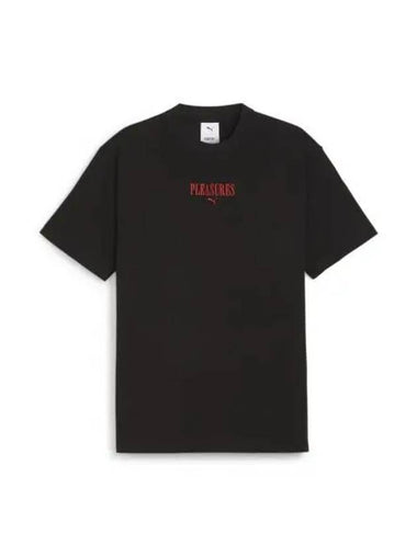 Pleasures Graphic Short Sleeve T-Shirt Black - PUMA - BALAAN 1