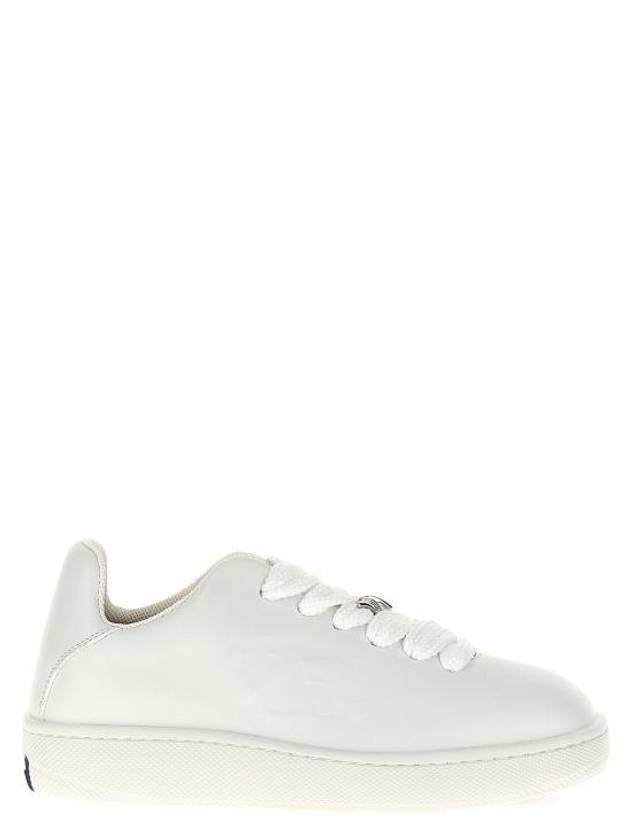 Leather Box Low-Top Sneakers White - BURBERRY - BALAAN 2