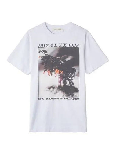 Logo graphic print short sleeve t shirt white - 1017 ALYX 9SM - BALAAN 1