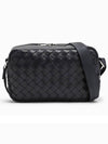 Classic Intrecciato Small Camera Cross Bag Black - BOTTEGA VENETA - BALAAN 2