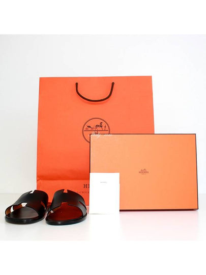 Izmir Sandal Calfskin & Noir - HERMES - BALAAN 2