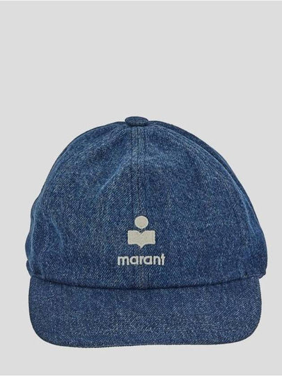 Tomas Embroidered Logo Ball Cap Blue - ISABEL MARANT - BALAAN 2