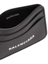 Cash Logo 2 Fold Card Wallet Black - BALENCIAGA - BALAAN 5