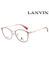 Glasses Frame LNV250SA 604 Round Titanium Women s - LANVIN - BALAAN 1