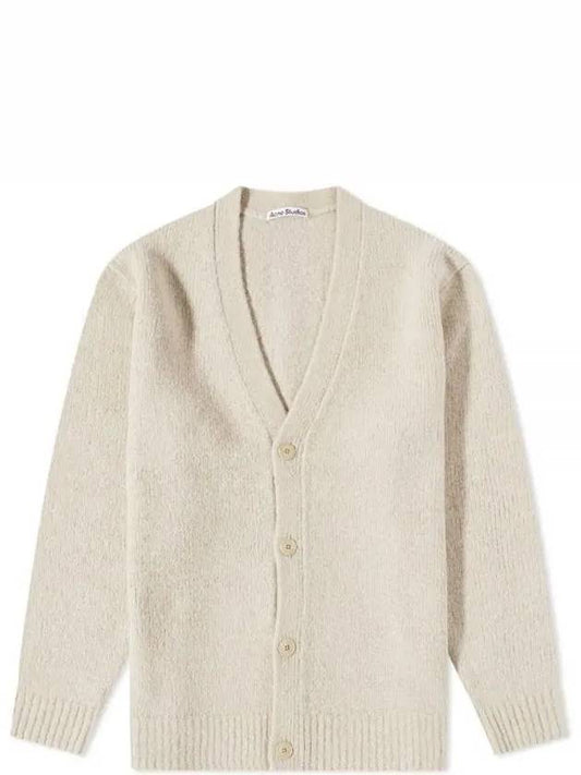 Wool Blend Cardigan Clay Beige - ACNE STUDIOS - BALAAN 2