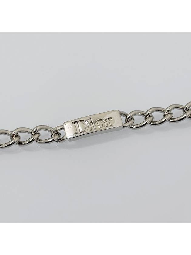 Logo Plate Silver Bracelet 4VDIA43894 - DIOR - BALAAN 7