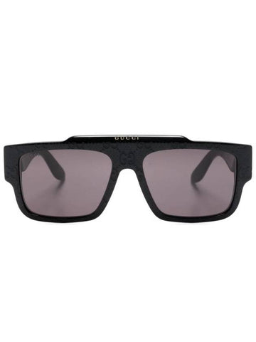 GG Monogram Rectangular Frame Sunglasses GG1460S006 - GUCCI - BALAAN 1