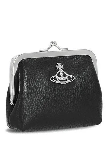 Bio Green Frame Coin Purse Black - VIVIENNE WESTWOOD - BALAAN 1