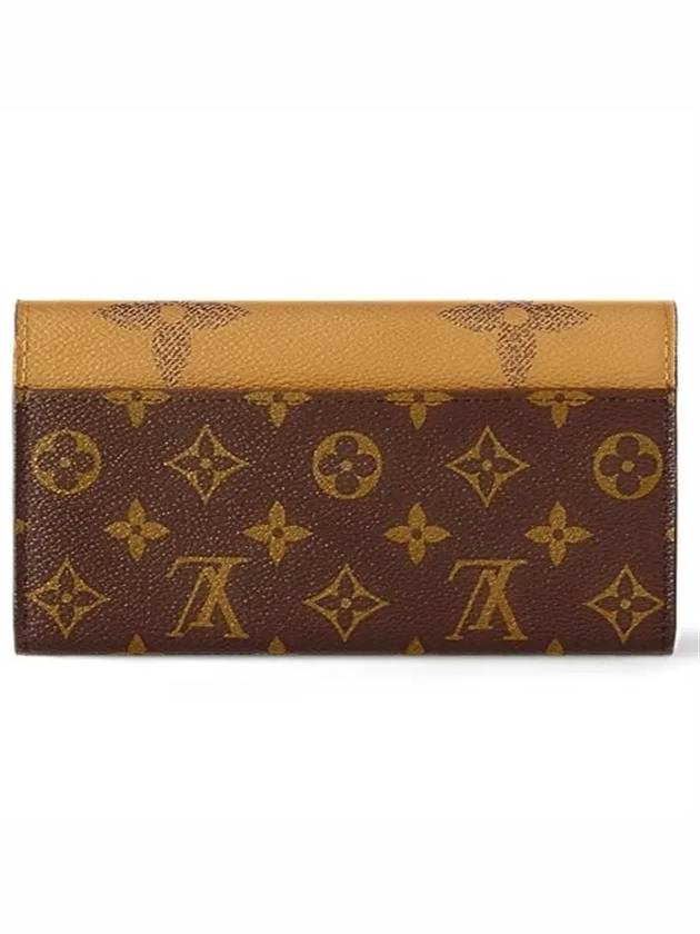 Sarah Monogram Reverse Long Wallet Brown - LOUIS VUITTON - BALAAN 7